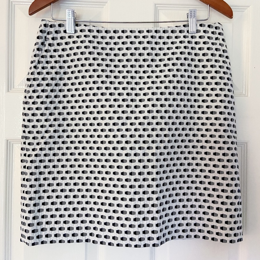 Ann Taylor Loft Lined Patterned Skirt